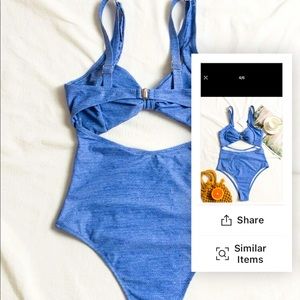 Brand new, never before worn one piece swim suit from SHEIN.